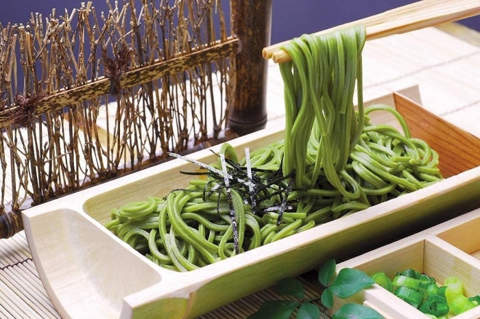 京都府宇治田原町のふるさと納税 京都きよ泉の抹茶・ほうじ茶そば(12食分・各3袋入り・つゆ付き)【茶蕎麦　温そば　ギフトにも　年越しそばにも】 麺類 乾麺 12人前 セット