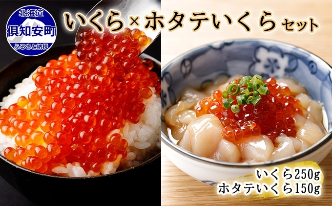 北海道産 いくら醤油漬け 250g＆ホタテいくら150g 帆立 ほたて ホタテ