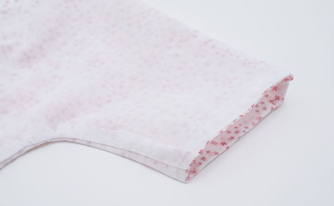 PGガーゼ ベビー肌着セット 60cm 小花 ベビー用品 ピンク 花柄