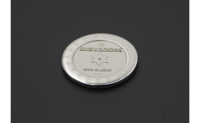 純銀　ゴルフマーカー　住友金属鉱山株式会社 オリジナル ゴルフマーカー（aka）◇ ゴルフ用品 民芸品 工芸品