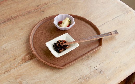 【Awabi ware】長方豆皿　4枚セット