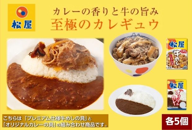 埼玉県嵐山町のふるさと納税 松屋 カレー 牛めし 10個 セット 冷凍 牛丼 カレー