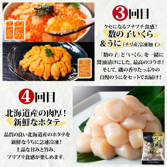 ふるさと納税 弟子屈町 ウニ 100g 鱒いくら醤油漬け 100g 2種 海鮮丼