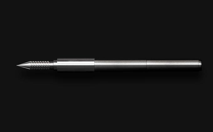 筆記具　金属つけペン ペン軸 ツインズマテリアルSUS（ペン先2本付き 0.5mm、0.8mm）|有限会社シオン