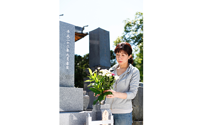 静岡県裾野市のふるさと納税 裾野市内墓地 お墓掃除サービス(月1回12ヶ月連続)供花あり