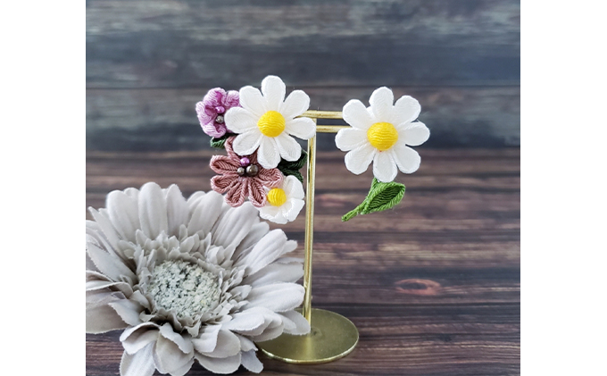 マーガレット ピアス】 アクセサリー 工芸品 / 岐阜県安八町