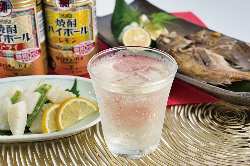 CD077 タカラ 焼酎ハイボール レモン＆沖縄シークワーサー 350ml