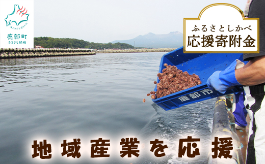 【北海道鹿部町】《返礼品なし》ふるさとしかべ応援寄附金 地域産業の振興に関する事業