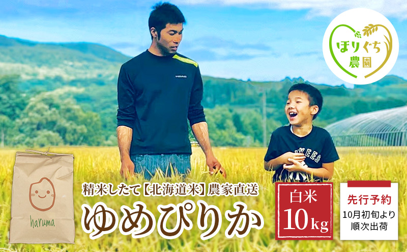 【先行予約2024年産米・10月初旬より順次出荷】米 北海道 赤平産 ゆめぴりか 10kg 精米したて直送