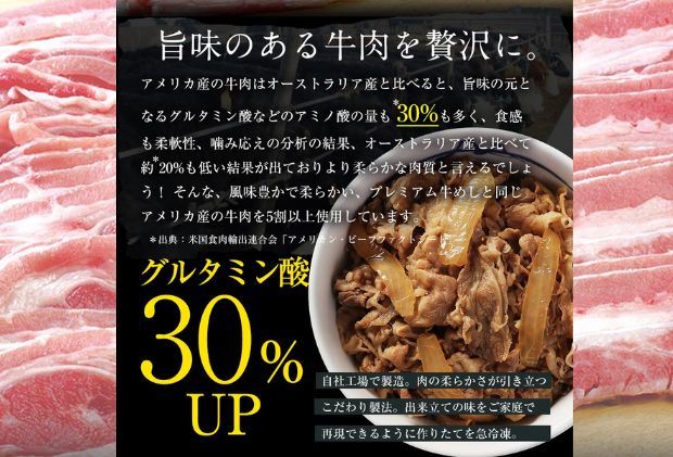 埼玉県嵐山町のふるさと納税 牛丼 松屋 プレミアム仕様 牛めしの具 20個 冷凍 セット