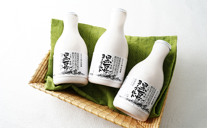 北海道産 黒豆ヨーグルト（飲むヨーグルト）500ml×8本（北海道標茶町