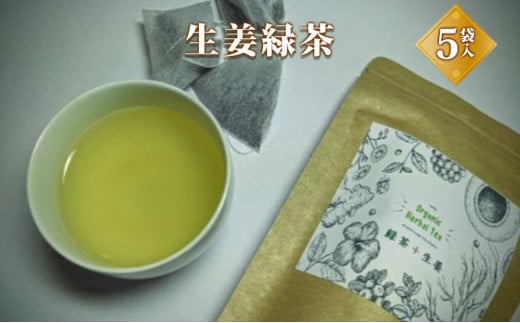 【茨城県常総市】生姜緑茶  飲料類 お茶 緑茶 生姜緑茶