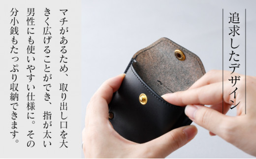 ふるさと納税 ファッション 北海道 登別市 0816仕切付コインケース （黒） 黒 0816仕切付コインケース （黒） - 北海道登別市｜ふるさと