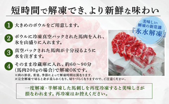 熊本県錦町のふるさと納税 馬刺し 熊本  赤身 ユッケ 霜降り 鮮馬刺し スライス 5種 バラエティーセット 食べ比べ 馬刺 馬肉 肉 お肉 冷凍