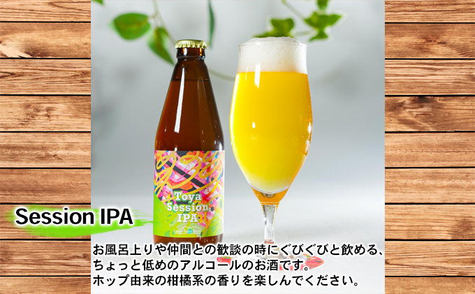 北海道洞爺湖町のふるさと納税 Lake Toya Beer クラフトビール 定番3種6本セット(紙コースター2枚付)