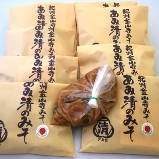【和歌山県有田郡湯浅町】A6015n_紀州 金山寺みそ 232g×9個 セット 家庭用 簡易包装【金山寺みそ 径山寺味噌 おかず味噌 国産】
