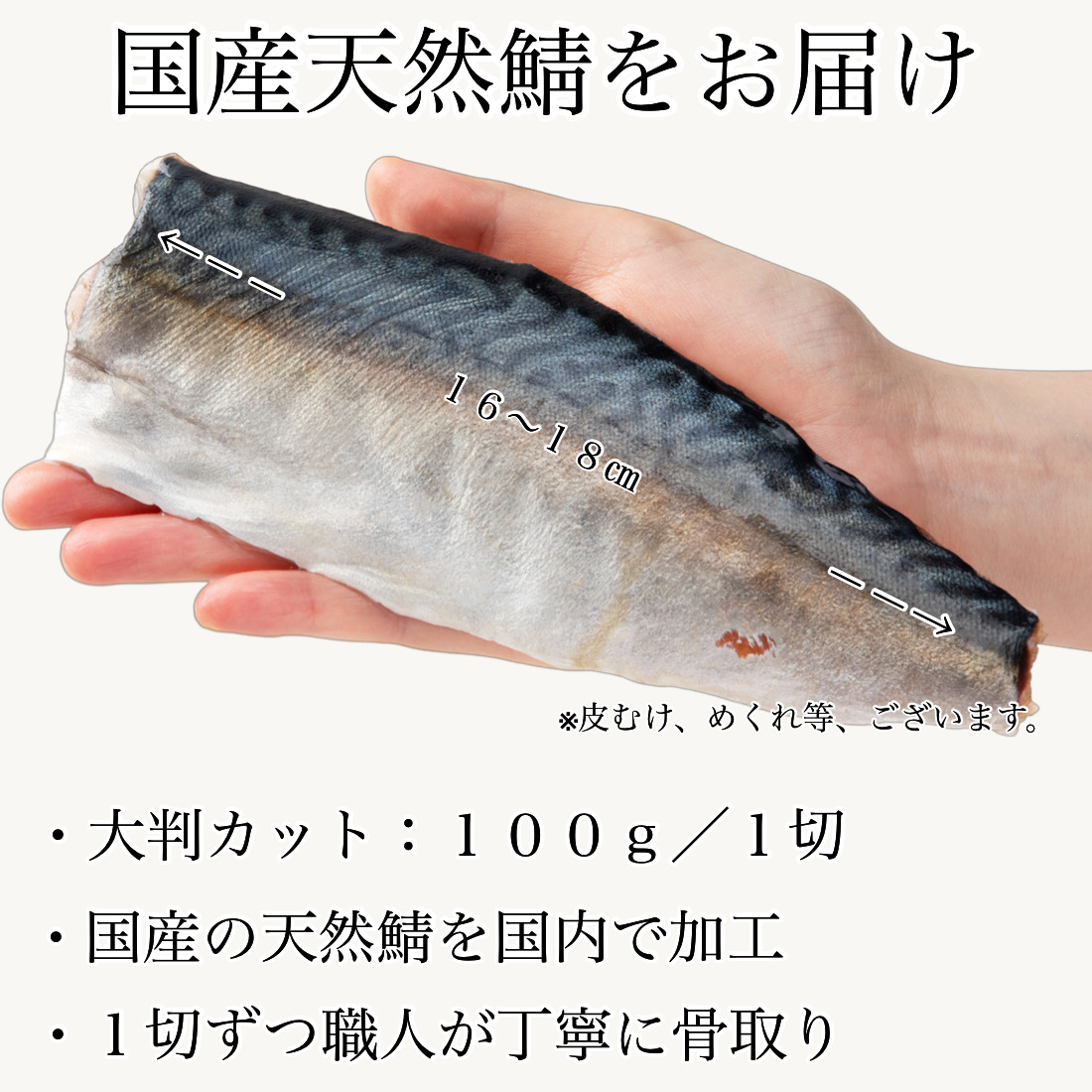 石川県小松市のふるさと納税 国産鯖の切り身(甘塩)　10切 010192