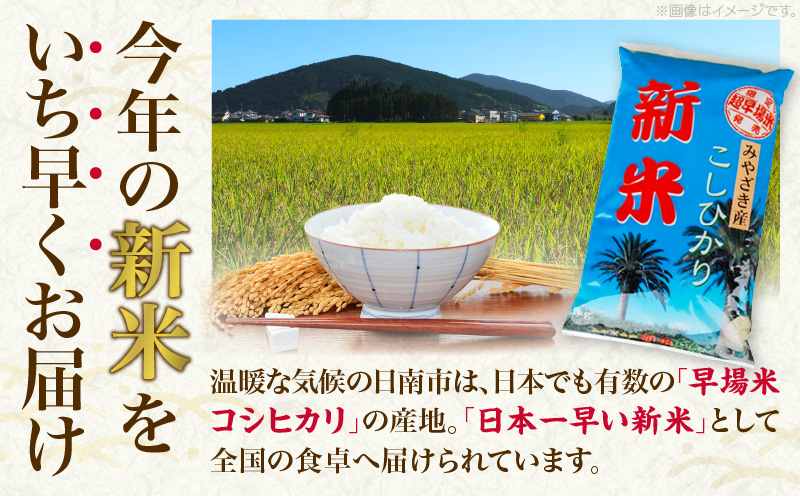 宮崎県日南市のふるさと納税 新米 コシヒカリ お米 10kg ご飯 ライス 国産 令和6年産 数量限定 期間限定 人気 食品 精米 白米 こしひかり 有洗米 おにぎり お弁当 炊き込みご飯 雑炊 ギフト プレゼント 贈り物 お取り寄せ 産地直送 宮崎県 日南市 送料無料_CC52-24