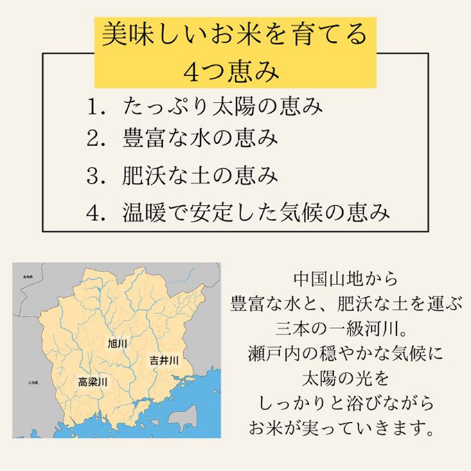 新米 先行予約！令和5年産 お米 20kg（5kg×4袋）ひのひかり あさひ にこまる あけぼの きぬむすめ 特A 精米 白米 ライス 単一原料米  検査米 岡山県 瀬戸内市産