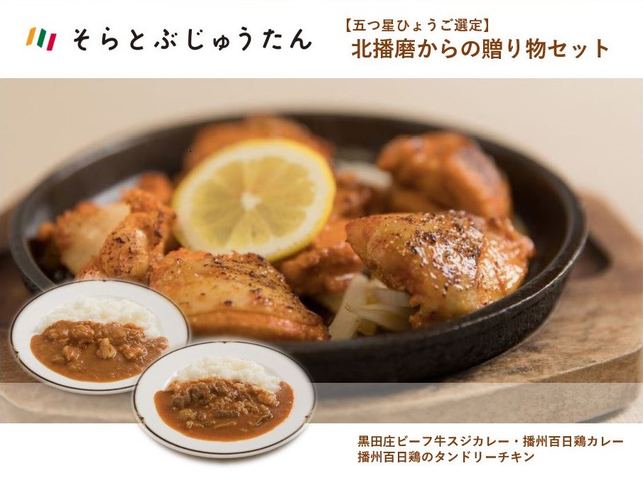 【兵庫県西脇市】【五つ星ひょうご選定】北播磨からの贈り物セット(カレー&タンドリーチキン)