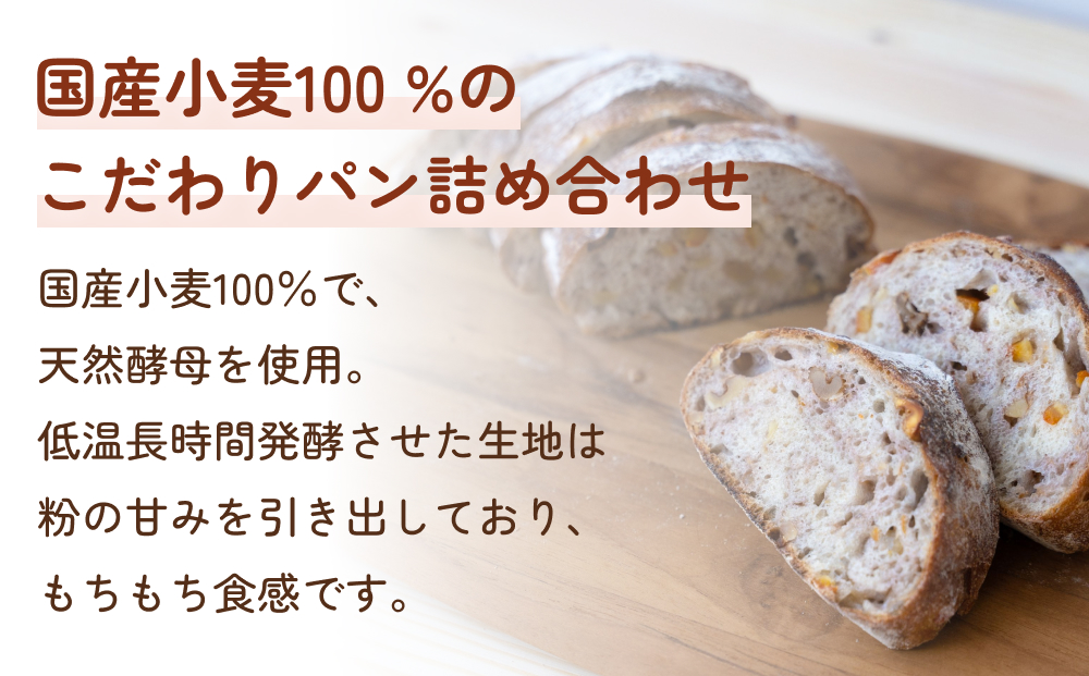 宮城県名取市のふるさと納税 【3ヵ月定期便】名取 閖上 の ぱんやこてつ 手作り 国産小麦のハード系パンセット 8枚カットしてお届け