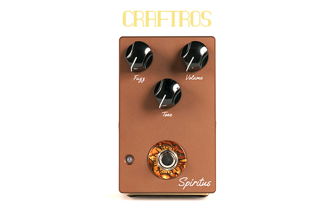 Spiritus CRAFTROS オーバードライブ ファズペダル ギター エフェクター 音楽