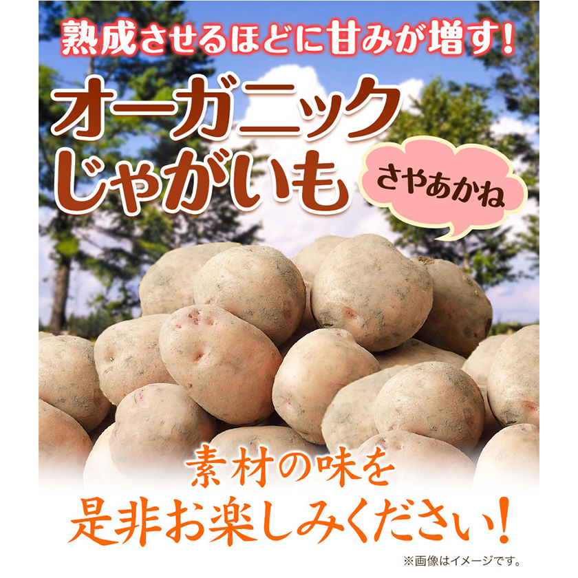 北海道本別町のふるさと納税 じゃがいも 北海道十勝 オーガニック じゃがいも 7kg サイズ S-2L《10月下旬-3月中旬頃より順次出荷》 オフイビラ源吾農場 送料無料 北海道 本別町 さやあかね 負箙源吾農場