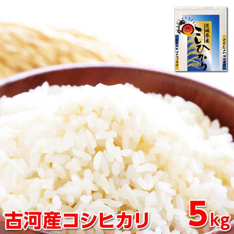 [新米]令和6年産 古河産コシヒカリ(5kg) | 米 こめ コメ 5キロ こしひかり コシヒカリ 古河市産 茨城県産 贈答 贈り物 プレゼント 茨城県 古河市 直送 産地直送 送料無料 _DP07