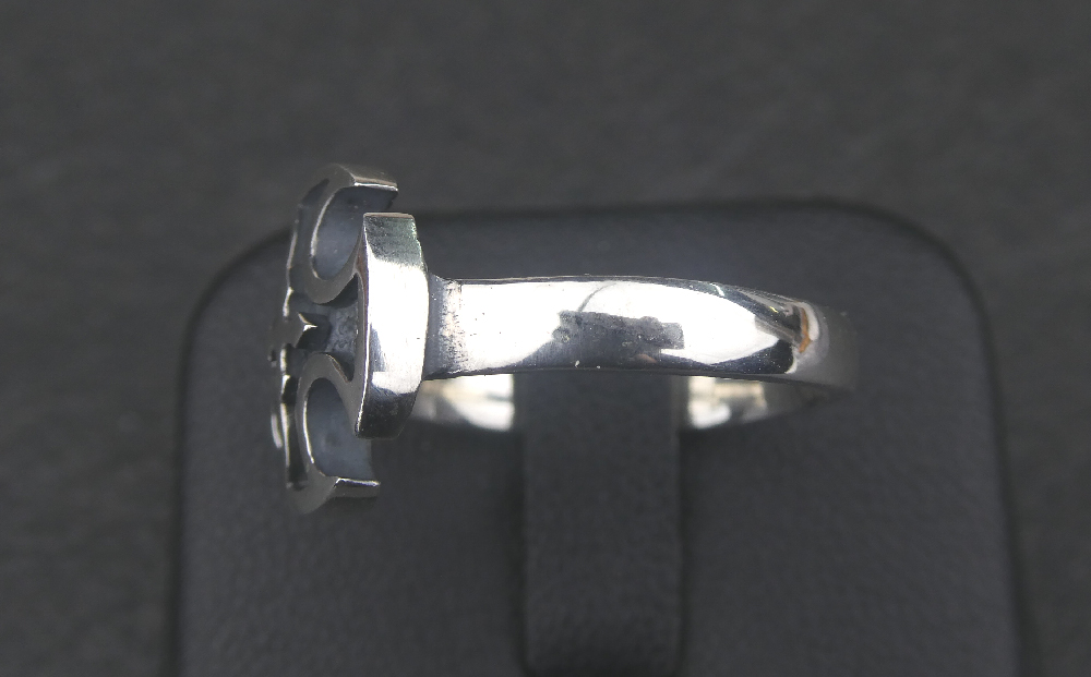 ふるさと納税 アクセサリー リング 茨城県 常総市 Double iron cross ring ダブルアイアンクロスリング リング 指輪 シルバーリング シルバー シルバー925 ハ… Double iron cross ring【ダブルアイアンクロスリング リング