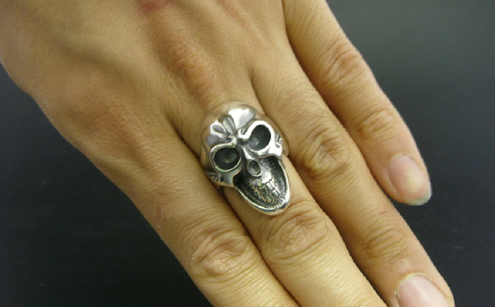 Standard skull ring スタンダード スカル リング ｜ 定番的 な スカル