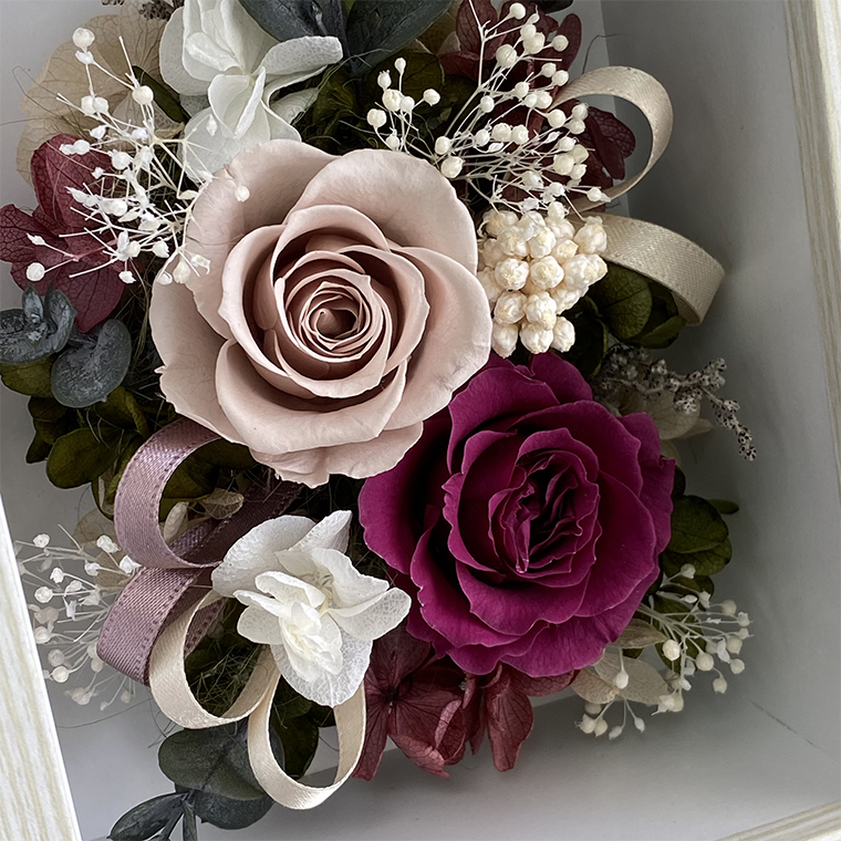 プリザーブドフラワー　家財　まとめ売り AJ197-1 プリザーブドフラワー【メモワール～秋～】春日部市 シュガー