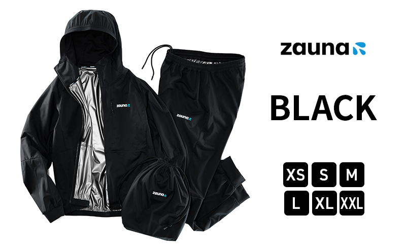 zauna suit / ザウナスーツ　BLACK　ブラック　着るサウナ
