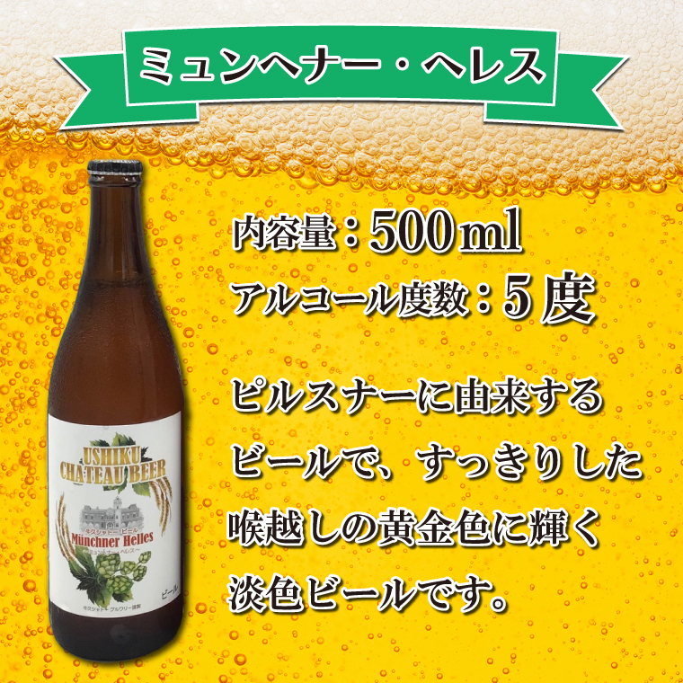 茨城県行方市のふるさと納税 FI-1 牛久シャトービール3種類6本セット（茨城県共通返礼品 牛久市） 地ビール クラフトビール お酒 飲み比べ 詰め合わせ セット お土産 お祝い 贈り物 ギフト 贈答 記念日 国産 茨城