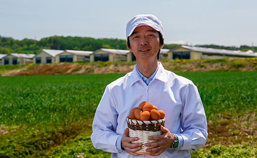 北海道産たまごを食べ比べ「とうきびたまご３種」10個入×8パック 酒井