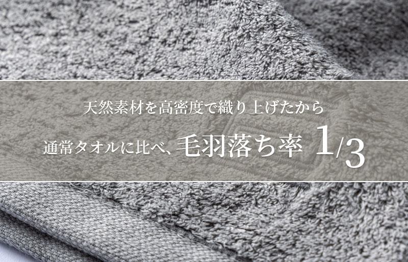 大阪府泉佐野市のふるさと納税 世界最高峰のタオルneiフェイスタオル ３枚組（グレー） G802