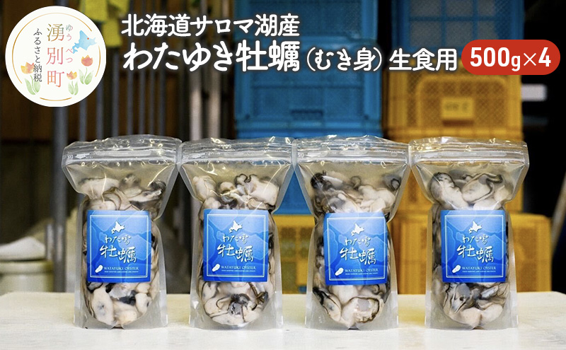 ふるさと納税 北海道 オホーツク サロマ湖産 殻付きカキ 生食可 3.5kg