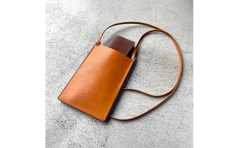 本革 スマホショルダー 栃木レザー ファッション小物 革小物