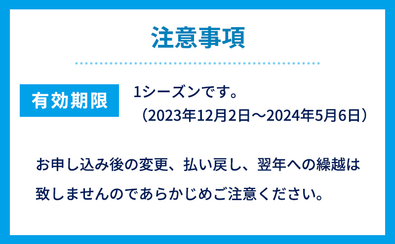 志賀高原全山共通リフト券　1日券　2枚