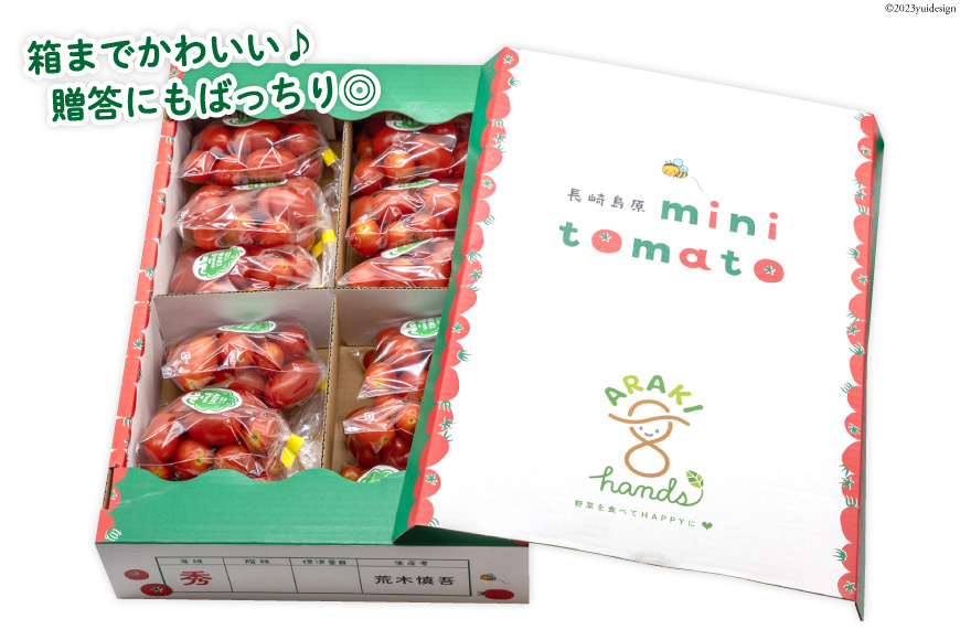 AH067【小分けでうれしい♪】アイコトマト2.4kg（200g×12袋
