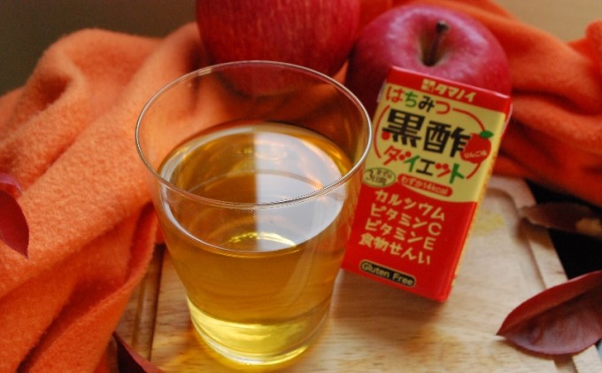 福岡県朝倉市のふるさと納税 定期便 3ヶ月 黒酢 ダイエット はちみつ黒酢ダイエット 125ml 48本 健康 飲料 ジュース 3回 お楽しみ