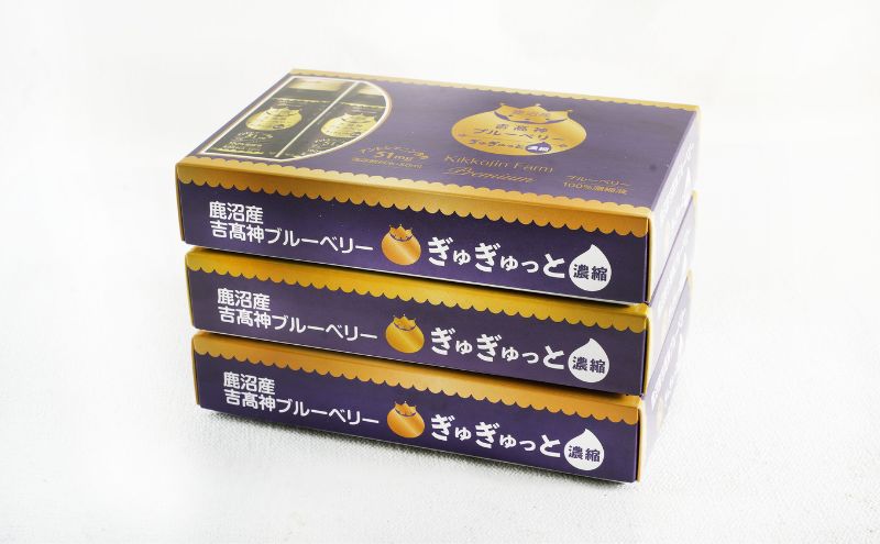 無添加 砂糖不使用 のぎゅぎゅっと 100％ 濃縮 ブルーベリードリンク 3