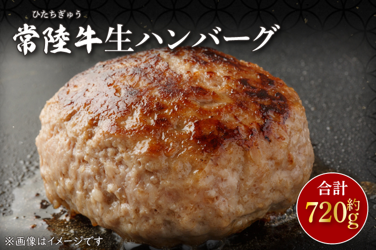 【茨城県行方市】CU-209-1 常陸牛生ハンバーグ 約120g×6