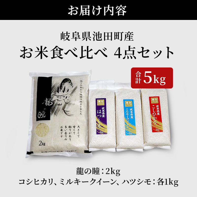 岐阜県産龍の瞳2kg - 米・雑穀・粉類