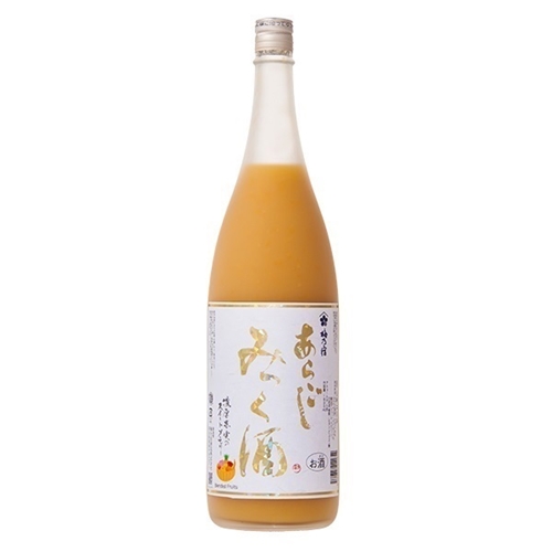 梅乃宿 あらごしみっく酒 1800mL / 梅乃宿酒造 リキュール 果実 もも マンゴー バナナ みかん りんご ゆず レモン パイナップル 奈良県 葛城市