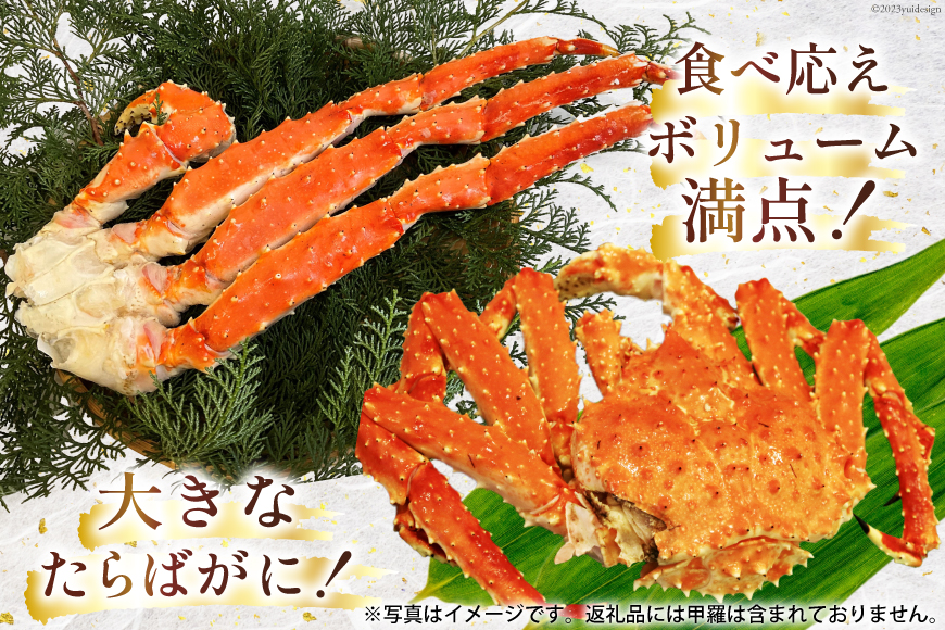 長崎県島原市のふるさと納税 FB055 お手軽！たらばがに1.24kg（620g×2パック）[蟹 カニ かに タラバガニ たらばがに 1キロ以上 長崎県 島原市 ]