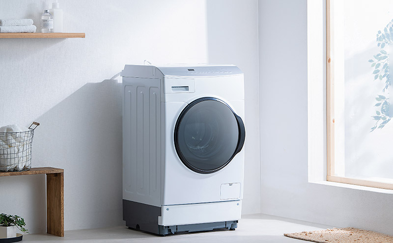 洗濯機 ドラム式洗濯乾燥機 ドラム式洗濯機 8.0kg FLK852-W アイリス