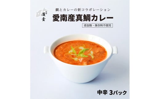 【愛媛県愛南町】愛南産 真鯛 カレー 中辛 3パック