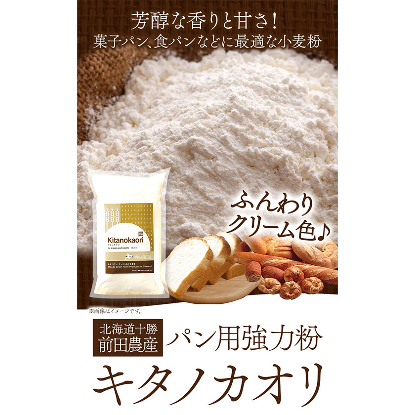 北海道本別町のふるさと納税 パン用小麦粉 キタノカオリ 北海道十勝 前田農産 10kg 1kg×10袋 有限会社 十勝太陽ファーム 送料無料 北海道 本別町《60日以内に出荷予定(土日祝除く)》