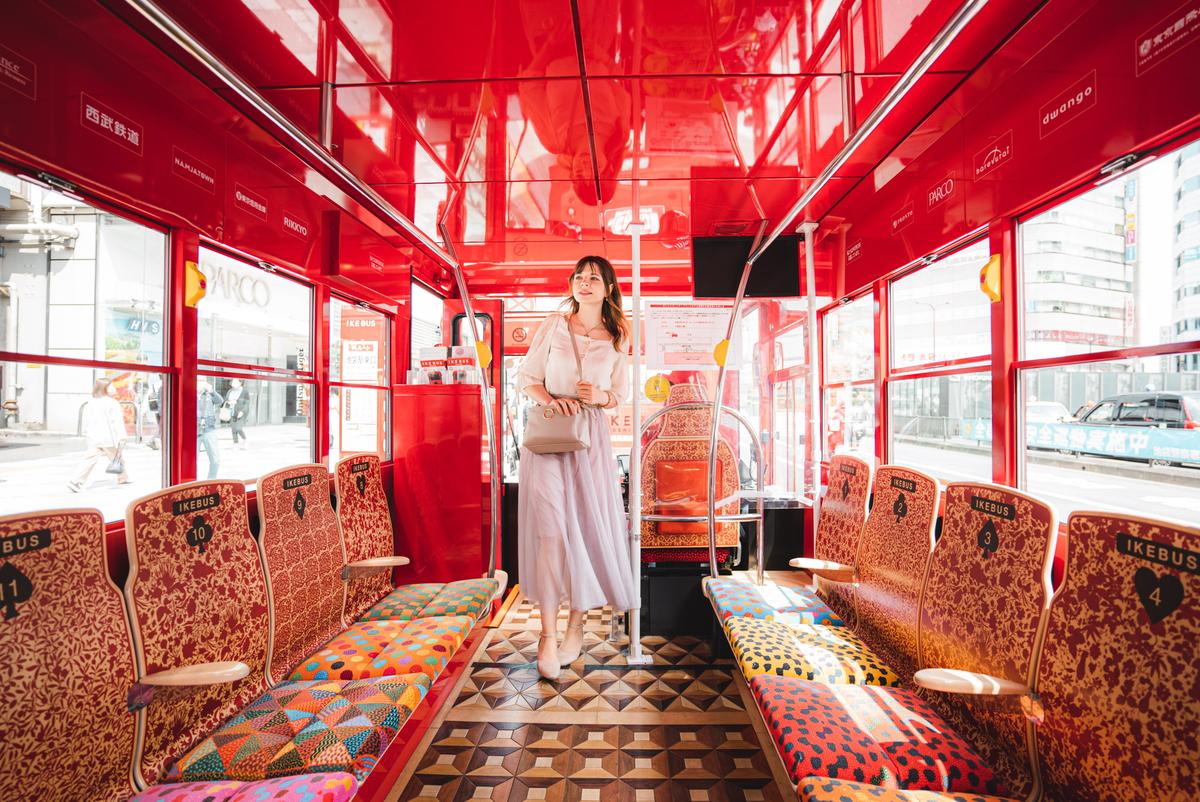 IKEBUS セット 池袋 1日乗車券 大人 4枚 シールセット IKEBUS セット 池袋 1日乗車券 大人 4枚 シールセット