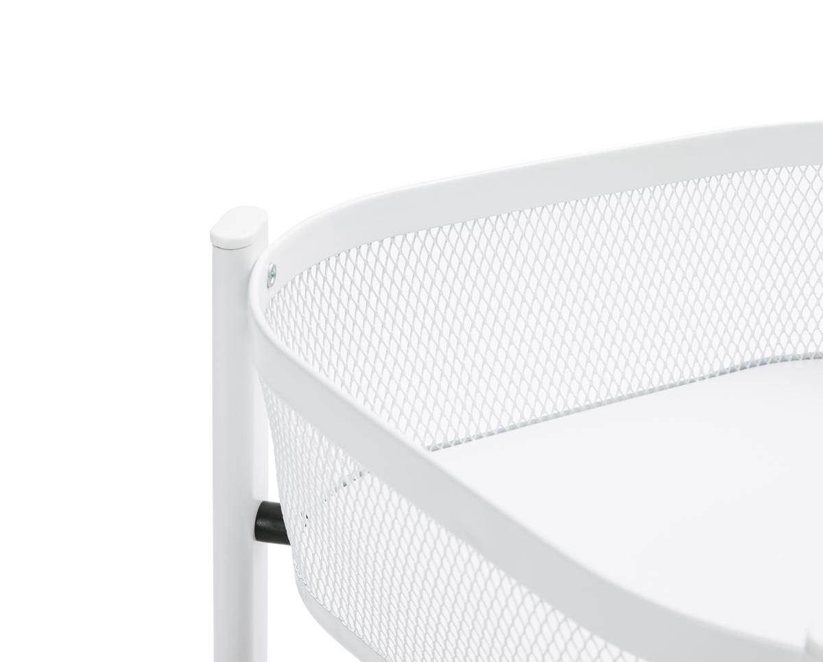 ワゴン マルチワゴン 角型2段 MUW-S2 ホワイト アイリスオーヤマ